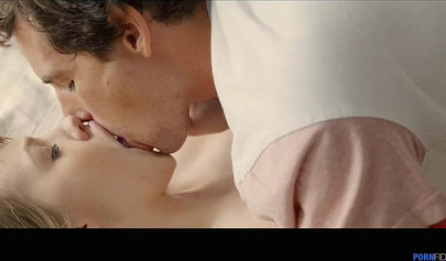 Cute teen in a g string has a fight with her boyfriend resulting in make up sex