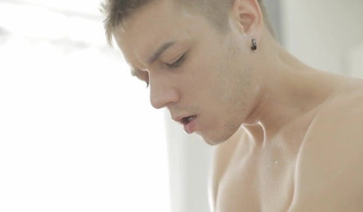 Small teen with translucent stockings has fun and passionate sex with boyfriend