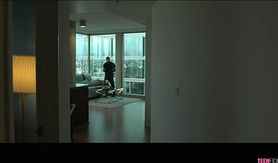 Latina teen Maya fucks in a cowgirl and missionary pose, eats cum in the end