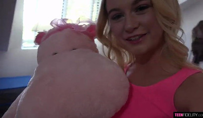 Teen tattoed cute babe used, swallows dick, gets savagely fucked and knocked up