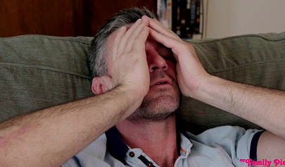 Dad takes advantage of his hot blonde stepdaughter Khloe Kapri and fils her up