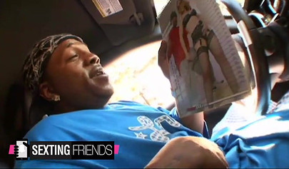 Tattooed blonde teen chokes on a fat black cock before it stretches her tight ass