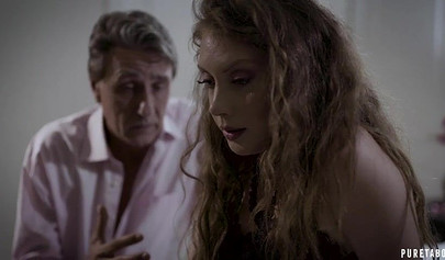 Charming teen Elena Koshka fucks the same older man her mom Sarah Vandella did