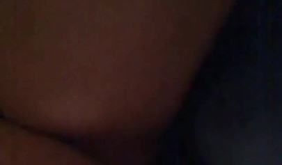 Cute amateur teen schoolgirl takes a big hard cock in both of her young holes