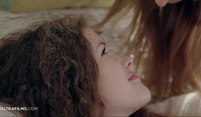 Lesbian dates her friend and then gets her tight teen pussy licked by her nicely