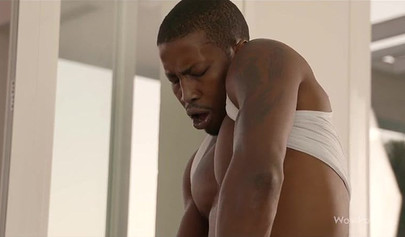 Long dick enters a cute redhead babe after she's done sucking on the fat shaft