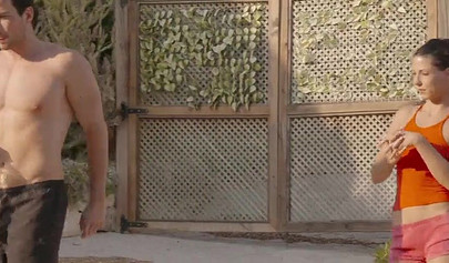 Boxer teen babe turns sparring match into hot steamy sex round and swallows cum