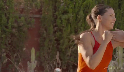 Boxer teen babe turns sparring match into hot steamy sex round and swallows cum