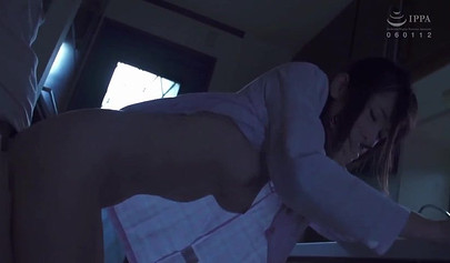 Submissive Asian cutie has her bedroom invaded and her tits are then sucked on