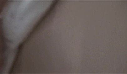 Cutie decides to wake up stepdad by groping his cock and then riding up on it