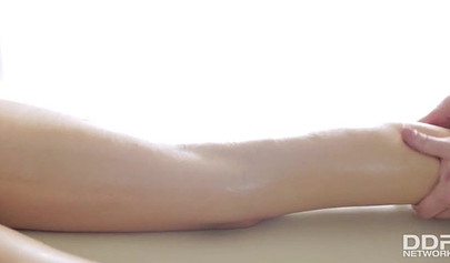 Tall tight teen gets bent over and drilled hard by her hung white lover's cock