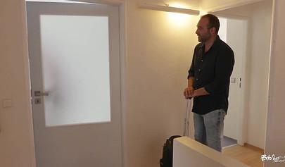 Cute teen babe is ready to degrade herself and fuck a fat old guy by the pool