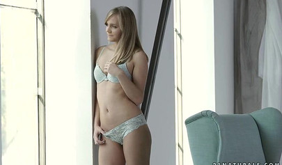 Astonishing blonde teen gets licked and sucks cock before having her ass railed