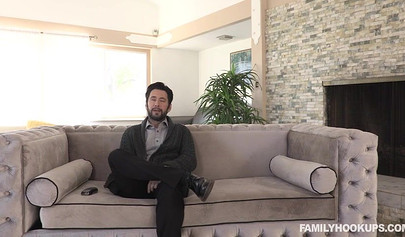 Tattooed little teen impaled on his hard cock before swallowing his huge load