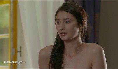 Three gorgeous slim lesbians strip naked and rub and kiss each other to orgasm