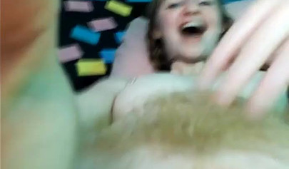 Teen enjoys having a cock inside of her mouth but she enjoys some pussy as well