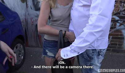 Blonde girl and her teen friend enjoy taking mature men deep inside of them