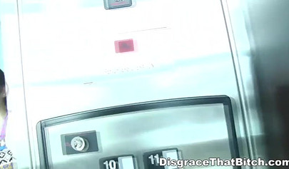 Tiny teenie bends over for a hung stud and takes his fat dick inside of her hole