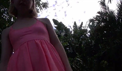 Teen cutie gets her face fucked hard by her horny lovers big fat prick indoors