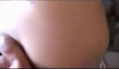 Beautiful amateur blonde teen slobbers on his big cock and has her pussy railed