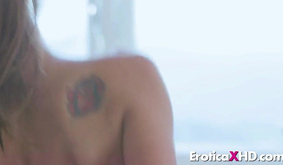 Glamorous teens giving wet blowjobs and having their asses stretched by big cocks