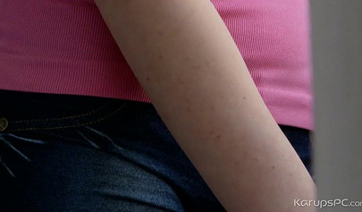 Dazzling blonde teen slobbers all over his shaft and gets impaled on it balls deep