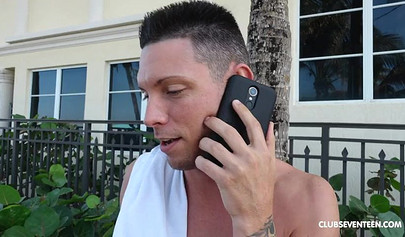 Brunette teen with small tits chokes on a big fat cock before being pounded deep