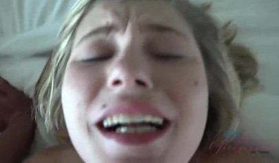 Young teen with a fat ass gets nicely fucked and sucks a dick before a facial