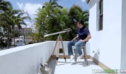 Skinny black teen whore gets stuffed with a white dick and then gets a facial