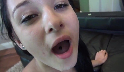 Slutty teen Mandy Sky bends over and gets fucked in that position real nice