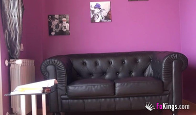 Hot teen Denise sucks and fucks a big dick and just loves the sensation of it