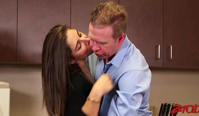 Teen beautiful girl gets nicely fucked by an older stud and she loves all of it