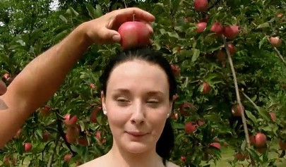 Tiny teen Lucie sucks a dick and gets fucked in public before getting a facial