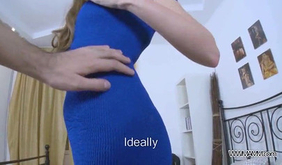 Beautiful teen girl uses a toy to fuck herself before the actual sexy time