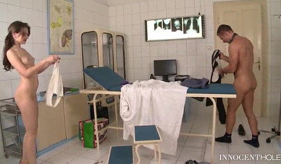 Hot teen Liona gets a little extra at her doctors office but she loves it all