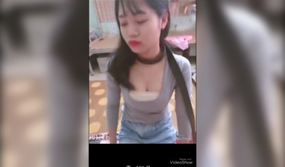 Hot Asian teen shows her little shaved cunt and then later gets nicely fucked