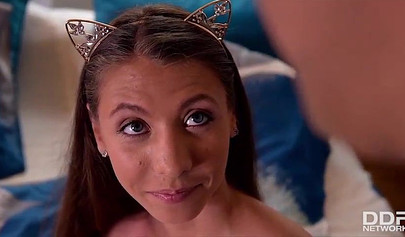 Intense anal fucking for a wild Russian teen Stefanie Moon who loves the feeling