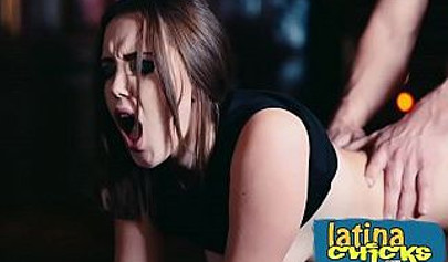 Hot sexy teen Zoe Doll is picked up on the street and then she sucks and fucks