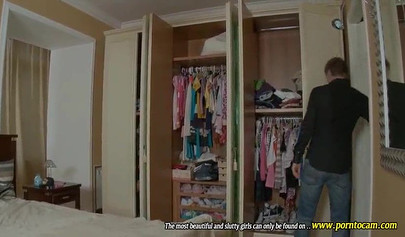 Russian teenage whores enjoy having lesbian sex and getting their asses fucked