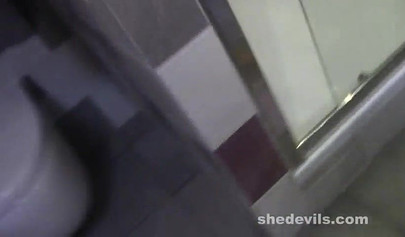 Tiny titties teen from Russia loves to have some dirty sex in the bathroom