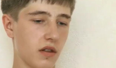 Two guys go crazy on one hot teenage slut who loves to get brutally fucked