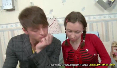 Russian teenage sluts suck dicks and get fucked in their asses in a compilation