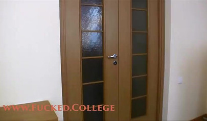 Hot teenage slut with curly hair gets fucked and she totally loves all of it