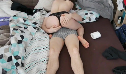 Beautiful amateur college teen girl fucks her neighbor and gets her mouth filled