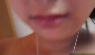 Indonesian teen whore sucks a dick and takes it up her little sweet twat for you