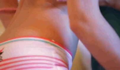 Teenage lesbians from Ukraine go wild on a porno video and suck each other off