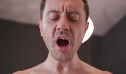 Slutty teenage stepdaughter sucks daddy off and takes his dick up her little ass