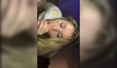 Guy lets his black roommate with a monstrous cock fuck his busty teen girlfriend
