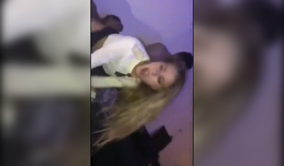 Guy lets his black roommate with a monstrous cock fuck his busty teen girlfriend