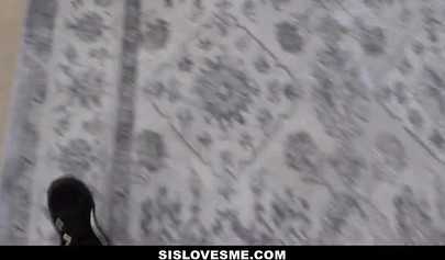 Hot young dick loving stepsister gets her small and pink cunt totally smashed